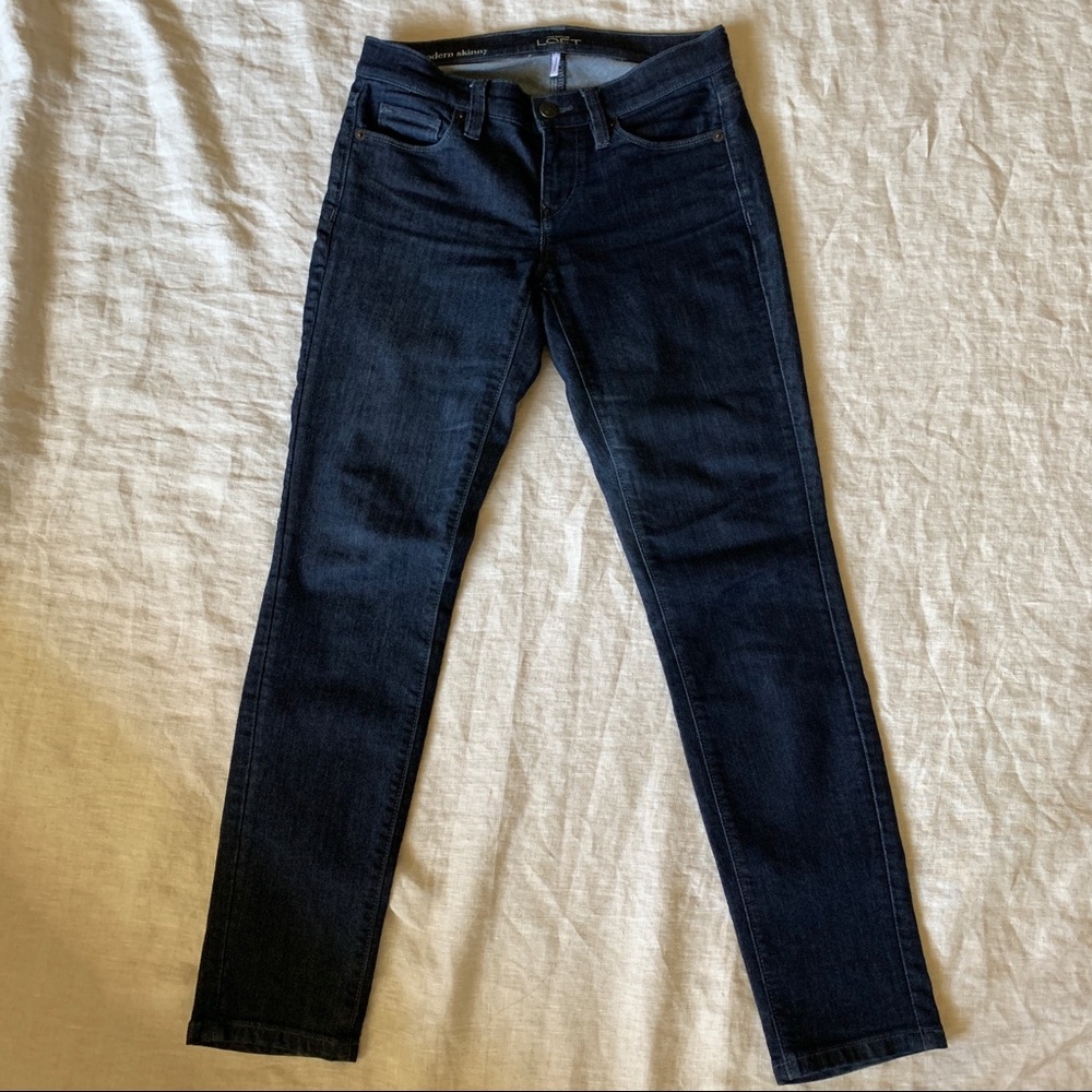 Ann Taylor LOFT Petite Modern Skinny Jeans Sz 0/25